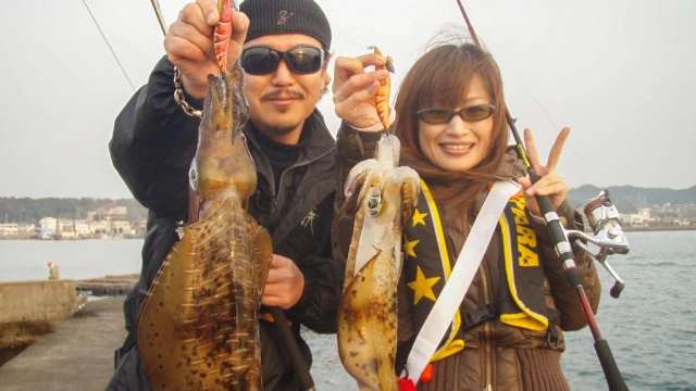 とことんエギパラダイス 16 和歌山県串本の旅　初春のデカイカキング討ち取ったなり！