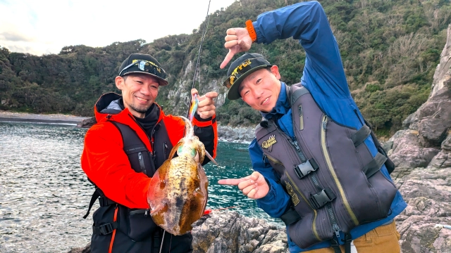 エギングが好っきゃねん！ 4 初冬の山口県青海島でエギング対決！？