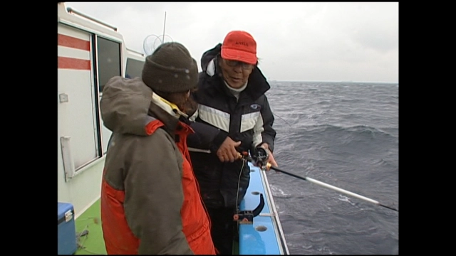 熟練の沖釣り！