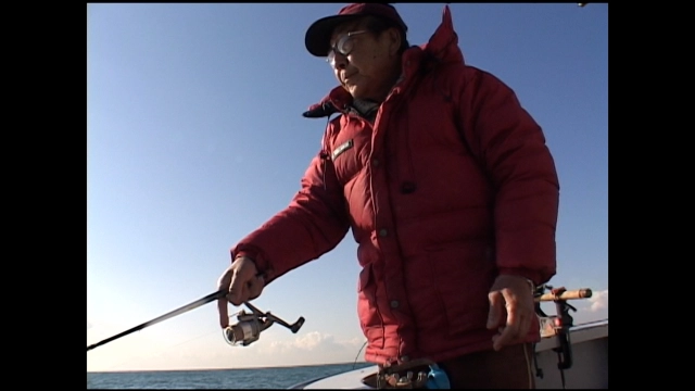 熟練の沖釣り！ 寒冬のキス釣り