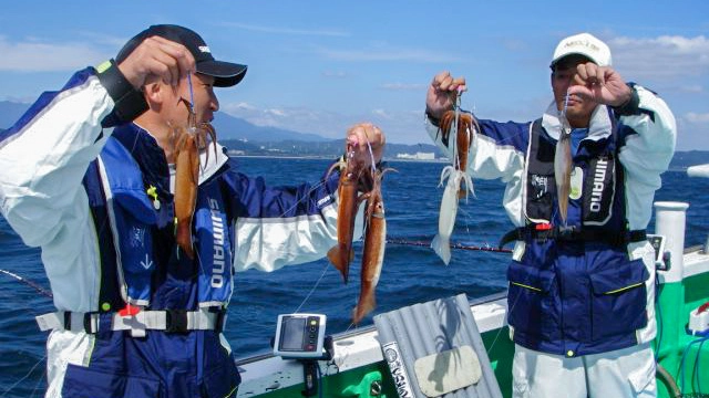 沖釣りギャラリー Fishing Master ヤリ＆スルメイカスペシャル！！