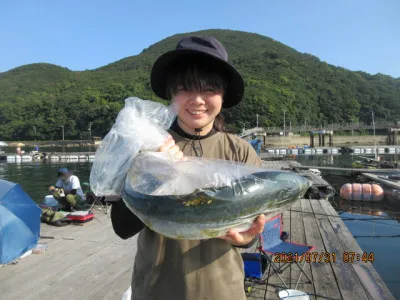 由良海つり公園&釣堀ランドの2021年7月31日(土)3枚目の写真