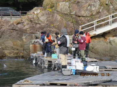 由良海つり公園&釣堀ランドの2021年11月27日(土)3枚目の写真