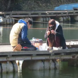 長谷大池釣り池センターの2022年2月26日(土)4枚目の写真