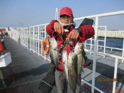 尼崎市立魚つり公園の2023年1月9日(月)1枚目の写真