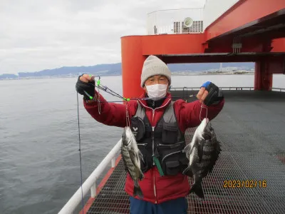 尼崎市立魚つり公園の2023年2月16日(木)1枚目の写真