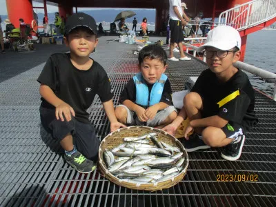尼崎市立魚つり公園の2023年9月2日(土)1枚目の写真