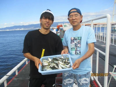 尼崎市立魚つり公園の2023年9月7日(木)1枚目の写真