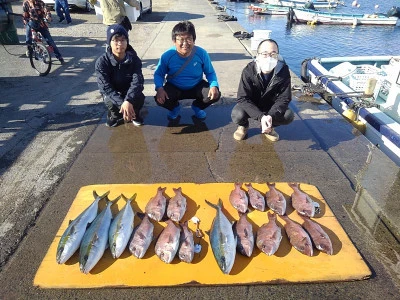 海上つり堀まるやの2024年1月7日(日)1枚目の写真