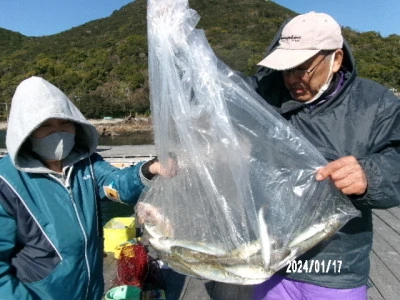 由良海つり公園&釣堀ランドの2024年1月17日(水)2枚目の写真