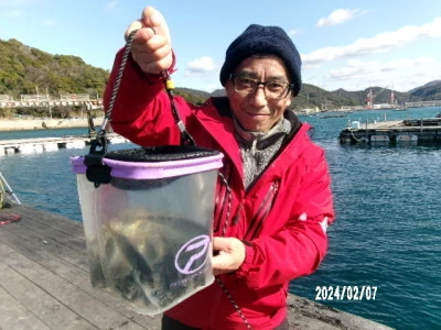 由良海つり公園&釣堀ランドの2024年2月7日(水)3枚目の写真