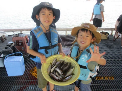 尼崎市立魚つり公園の2024年7月6日(土)1枚目の写真