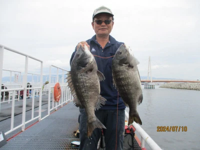 尼崎市立魚つり公園の2024年7月10日(水)1枚目の写真