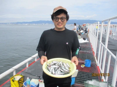 尼崎市立魚つり公園の2024年7月13日(土)2枚目の写真