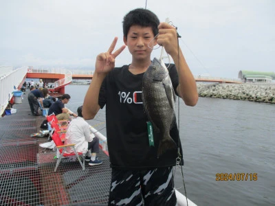 尼崎市立魚つり公園の2024年7月15日(月)1枚目の写真
