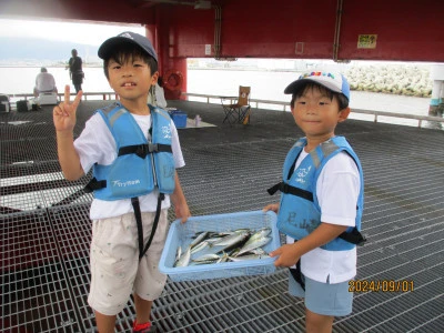 尼崎市立魚つり公園の2024年9月1日(日)1枚目の写真