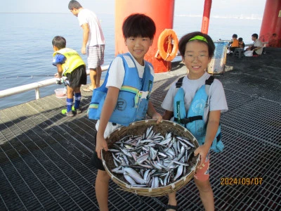 尼崎市立魚つり公園の2024年9月7日(土)1枚目の写真