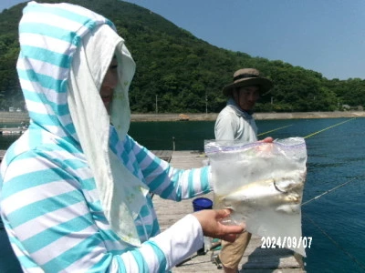 由良海つり公園&釣堀ランドの2024年9月7日(土)2枚目の写真