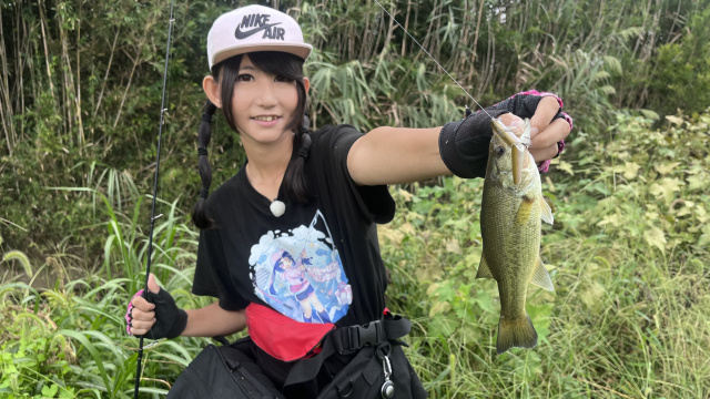 バスギャラリー 人気YouTuber・魚住つばき 霞ヶ浦水系でオカッパリに挑戦！ 6